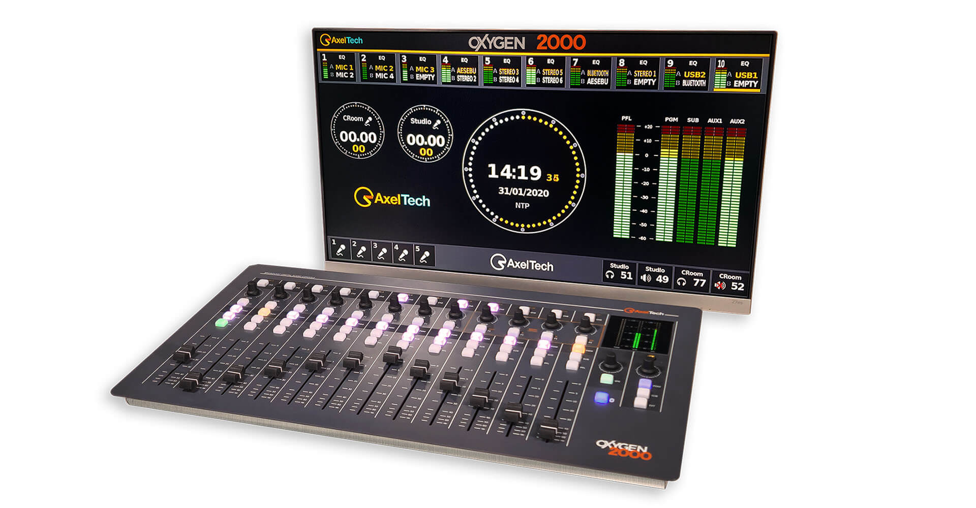 Mesa de mistura digital marca Axel Technology modelo OXYGEN 2000 - Image 6