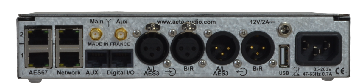 Codec de Áudio IP para Estúdios e Unidades Móveis marca AETA modelo Scoop 6 - Image 3