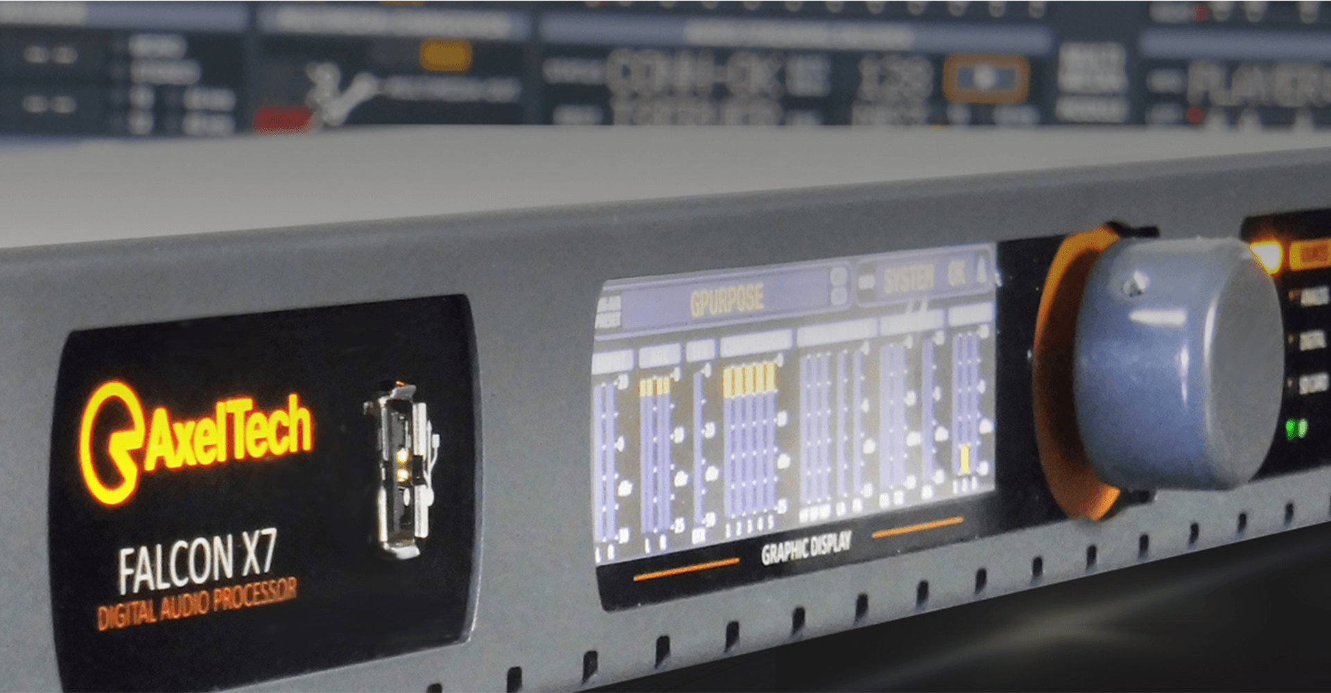 Processador de audio digital marca Axel Technology modelo FALCON X7 - Image 3
