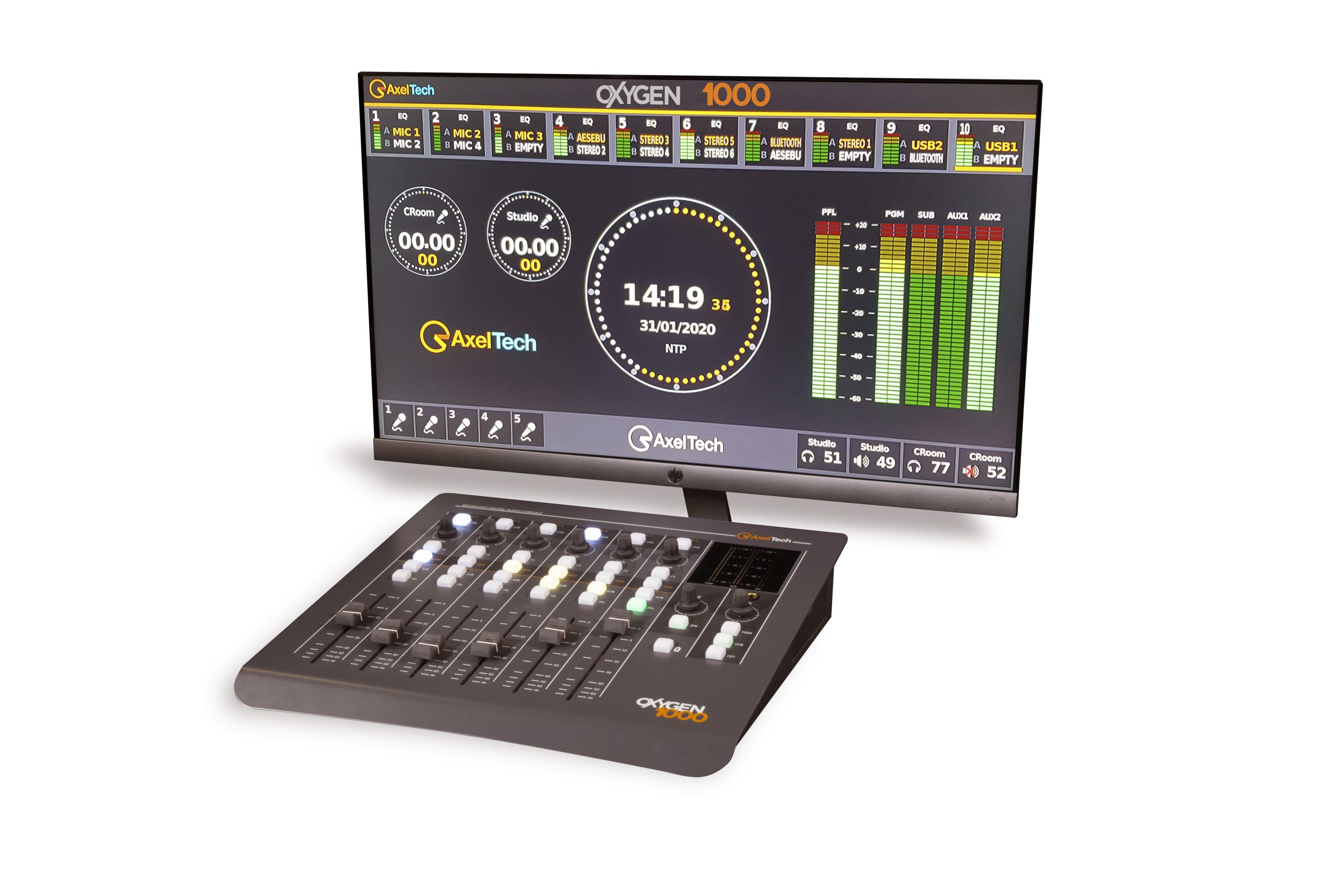Mesa de mistura digital marca Axel Technology modelo OXYGEN 1000 - Image 4